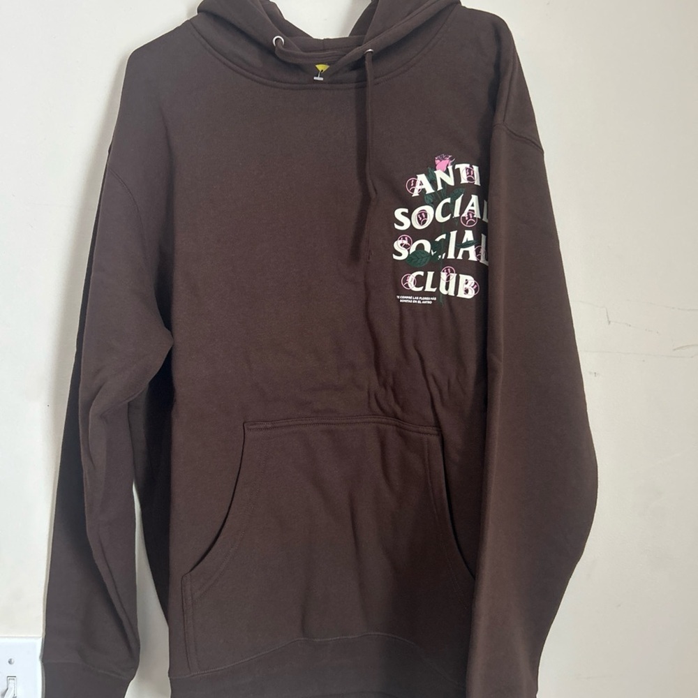Anti Social Social Club Dark Brown Hoodie